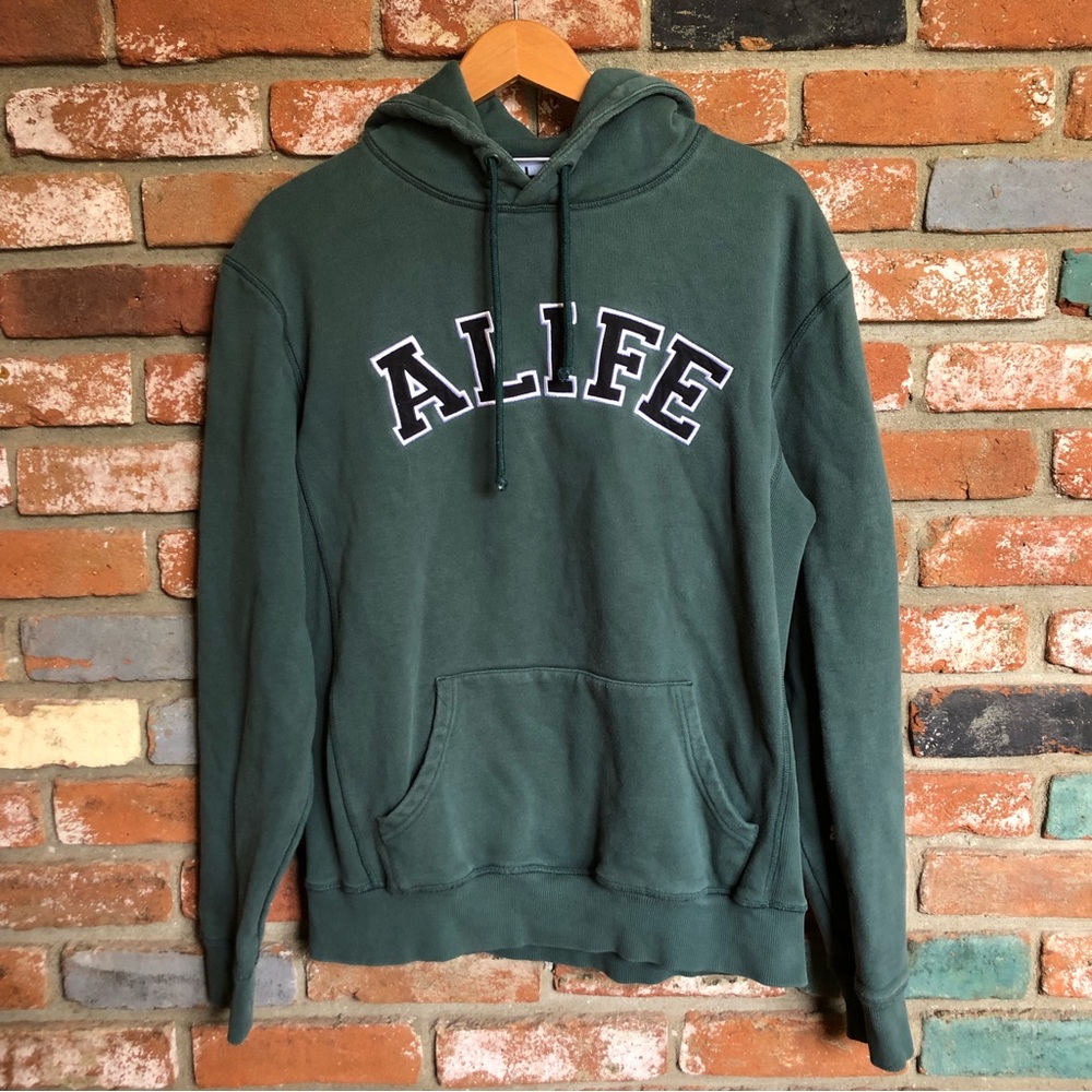 Alife Logo Embroidered Streetwear Casual Lounge Hoodie
